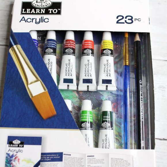 Royal & Langnickel Acrylic Tube Paint Paper Sketch Pencil Brush - Picture 3 of 5